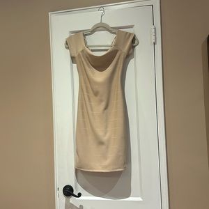 Nude bandage dress from forever 21, size S, with tags.